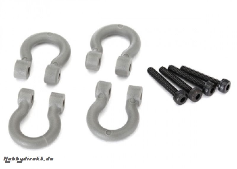 Bumper D-Rings Grey (4) TRX-4/6 Traxxas 8234