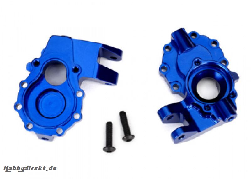 Portal Housing Inner Front Alu Blue Left/Right (2) TRX-4/6 Traxxas 8252X