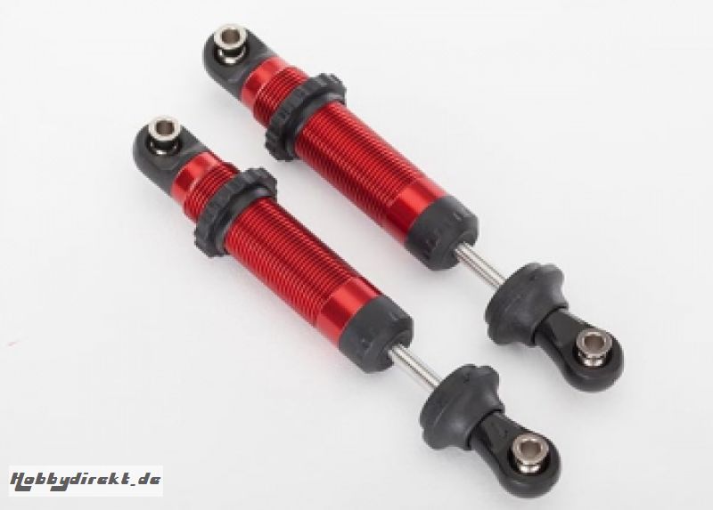 Shocks gts hard-anodized red alu assembled (2) Traxxas 8260R