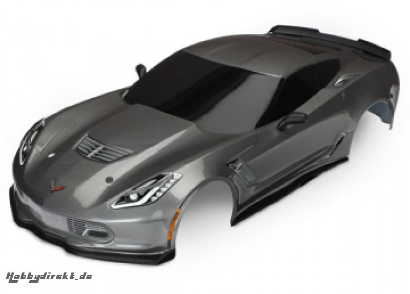 Body Chevrolet Corvette Z06 Grey Painted Traxxas 8386A