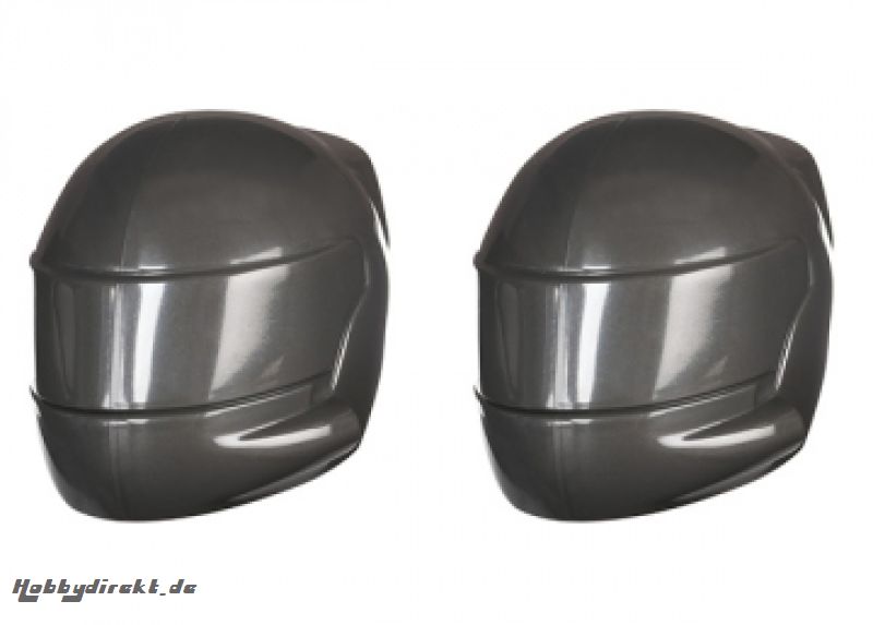 Helmets Grey (2) UDR Traxxas 8518