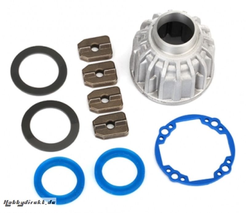 Differential Carrier Alu Front/Center with Gaskets UDR Traxxas 8581X