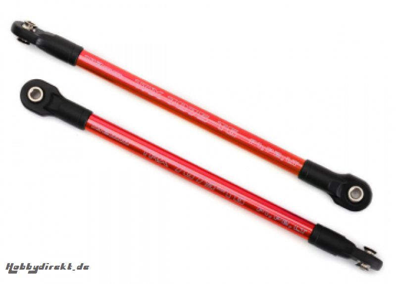 Push Rod Alu Red w/ Rod Ends (2) E-Revo 2 DISC. repl. 8619R Traxxas 8618R