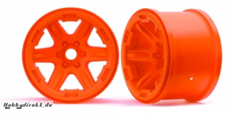 Wheels Carbide 3.8 Orange (2) Traxxas 8671A