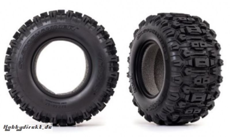 Tires Sledgehammer (17mm MAXX) 2.8/3.6 TSM (2) Traxxas 8974