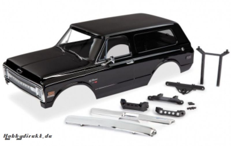 Body Chevy Blazer 69 Black Complete Traxxas 9112X