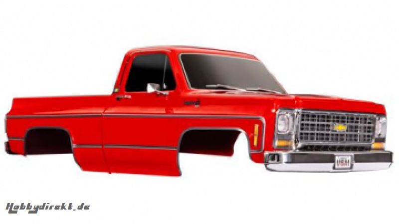 Karosserie Chevrolet K10 (1979) Komplett Rot TRAXXAS 9212R