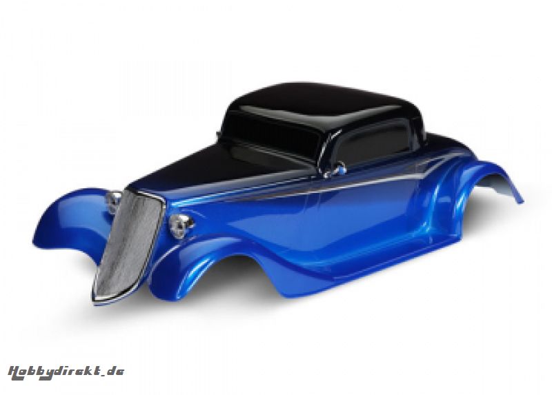 Body Factory Five Â´33 Hot Rod CoupÃ© Blue Traxxas 9333X