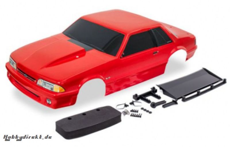 Karosserie Ford Mustang Drag Schrägstrich Rot TRAXXAS 9421R