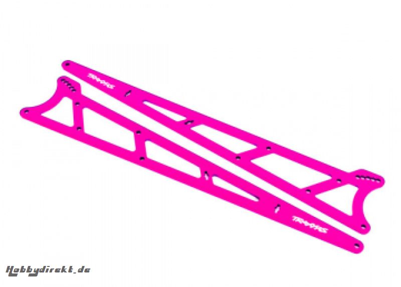 Side Plates Wheelie Bar Alu Pink Drag Slash TRAXXAS 9462P