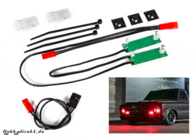 LED Lights Front Set Red Chevrolet C10 Traxxas 9496R