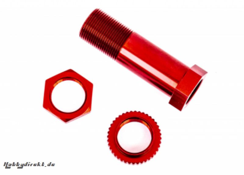 Servo Saver Post mit Muttern Alu Red Sledge TRAXXAS 9545R