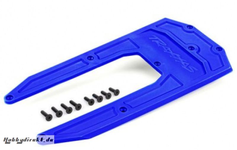 Skidplate Fahrgestell Blauer Schlitten TRAXXAS 9623X