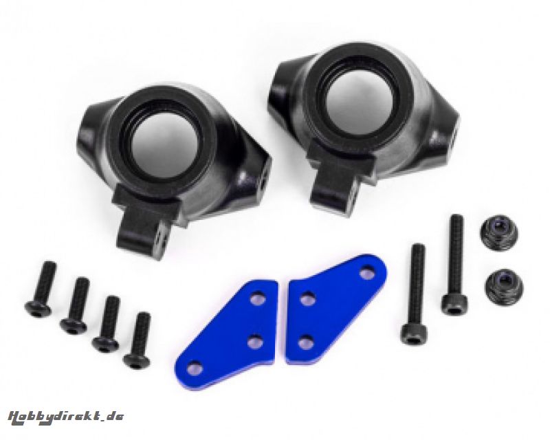 Steering Blocks + Arms Alu Blue (Pair) Sledge Traxxas 9637X