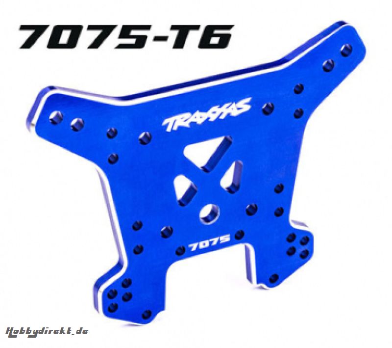 Dämpferbrücke hinten Alu HD Blue Sledge TRAXXAS 9638