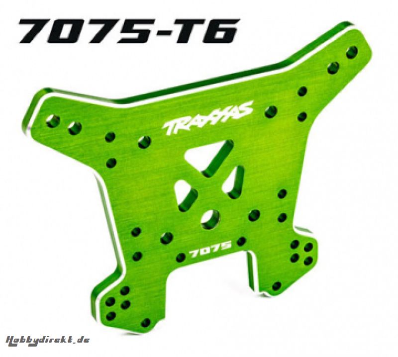 Dämpferbrücke hinten Alu HD Grüner Schlitten TRAXXAS 9638G