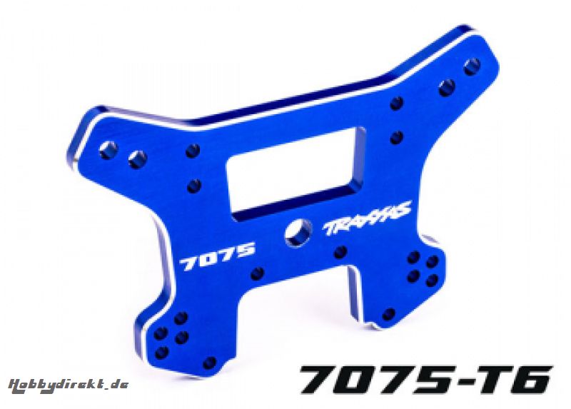 Stoßdämpferbrücke vorne Alu HD Blue Sledge TRAXXAS 9639