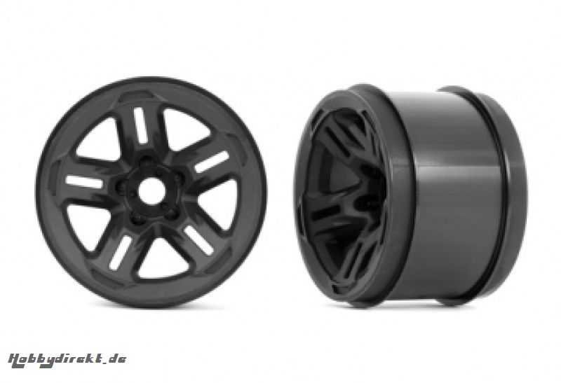 Wheels 3.8 Black (17mm Hex ) (2) Traxxas 9671