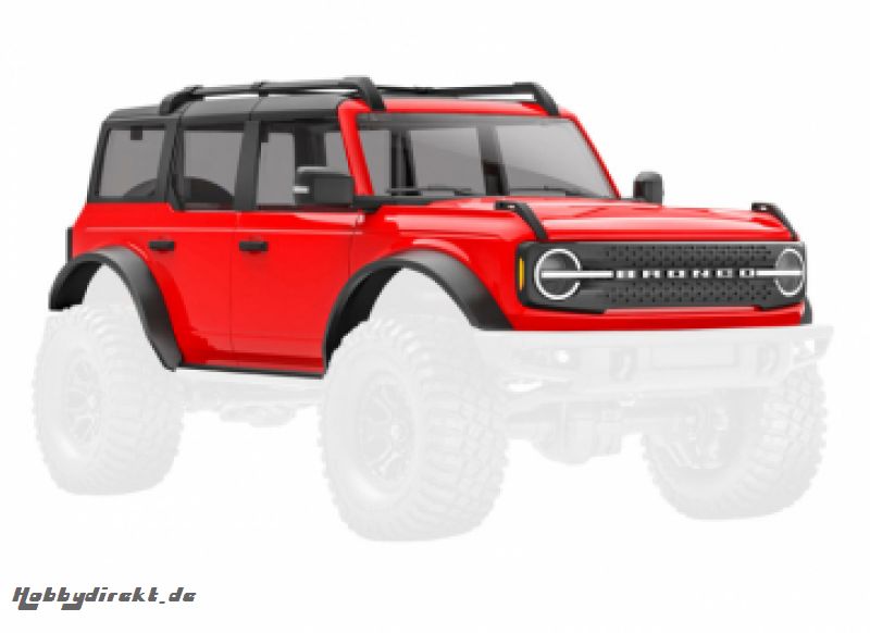 Karosserie TRX-4M Ford Bronco Rot Komplett TRAXXAS 9711-RED