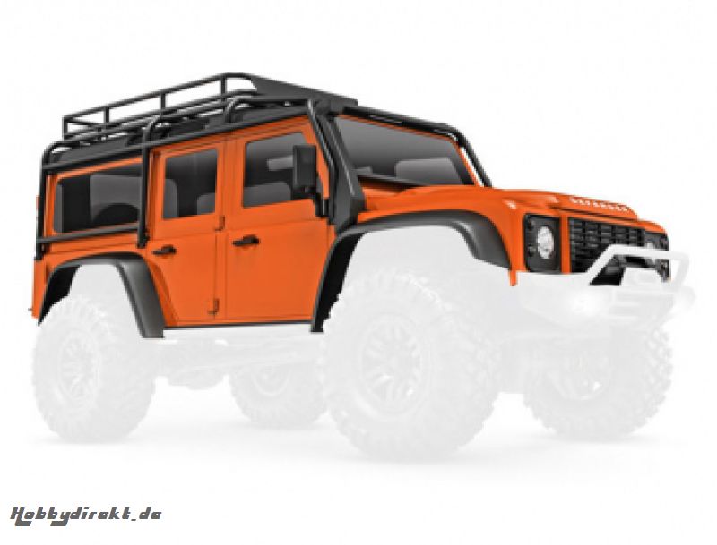 Karosserie TRX-4M Land Rover Defender Orange Komplett TRAXXAS 9712-ORNG