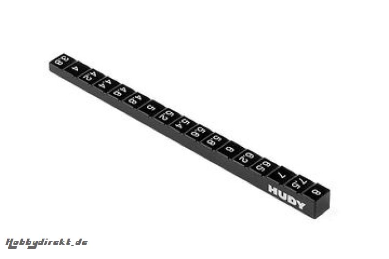 Ultrafeines Fahrwerkshöhenmessgerät 3,8-8mm HUDY 107716