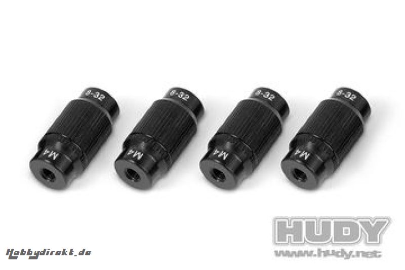 Alu-Mutter für 1/10 Off-Road Set-Up System (4) HUDY 108960