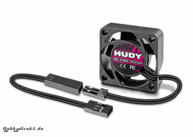 Hudy Brushless RC Lüfter 40mm - mit internen Lötfahnen HUDY 293113