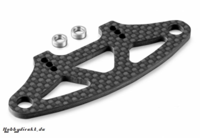 Graphit-Stoßstangenhalterung für verstellbare Karosseriehalterungen XRAY 301210