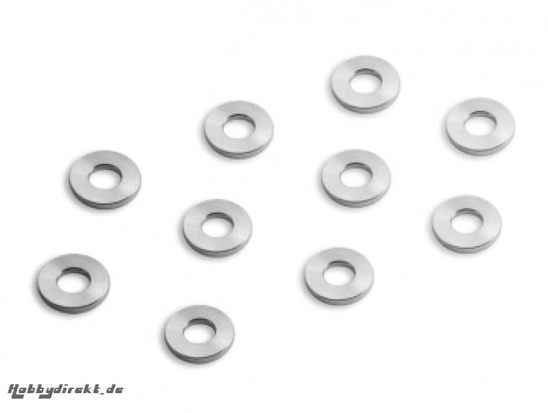 Alu-Unterlegscheibe 3x7x1mm (10) XRAY 303136