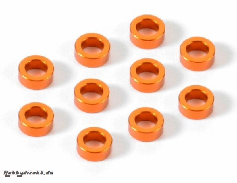 Alu-Scheibe 3x5x2mm Orange (10) XRAY 303140-O