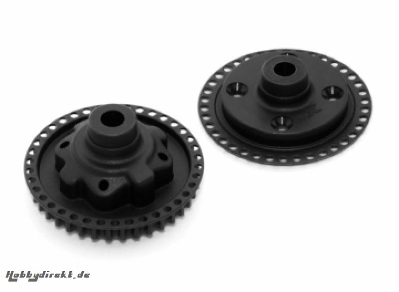 X4 Komposit-Getriebe Diff. Gehäuse mit 38t Riemenscheibe XRAY 304911