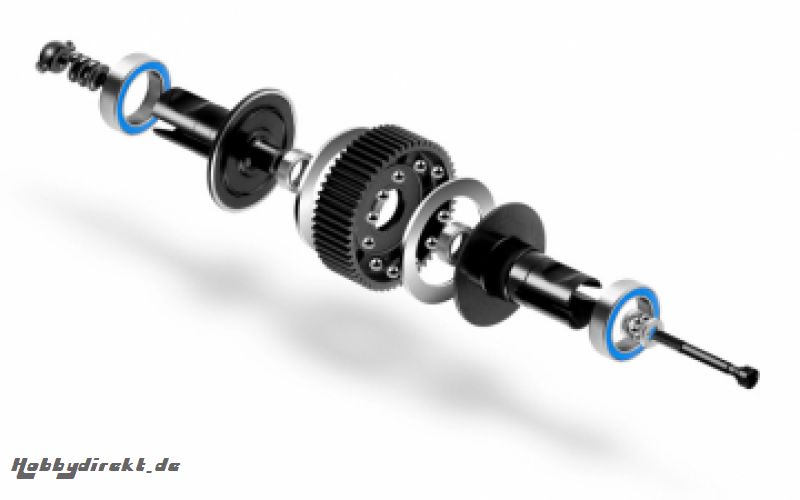 KUGELVERSTELLBARES DIFFERENTIAL - LCG - SATZ - HUDY FEDERSTAHL XRAY 325003