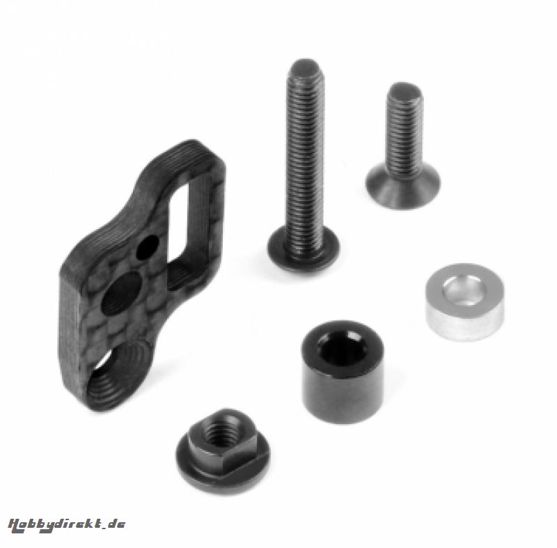 Rx8e Graphite Belt Tensioner Holder XRAY 343078