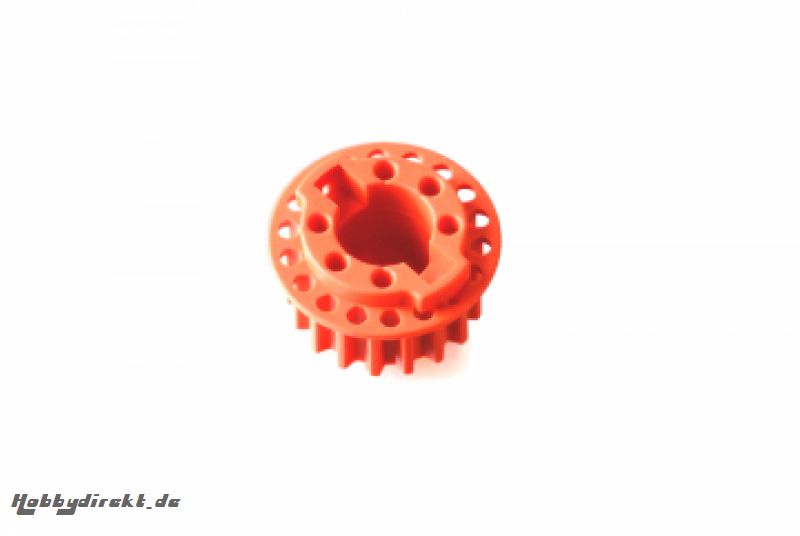 Reibungsarme Seitenriemenscheibe 18T o8 hinten Graphit RX8 XRAY 345838-O