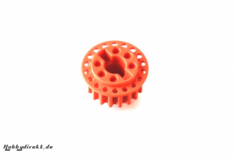 Reibungsarme Riemenscheibe vorne 18t o6 Center Graphit RX8 XRAY 345858-O