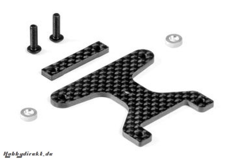 Graphit Oberdeck vorne 2mm (1) XRAY 361173