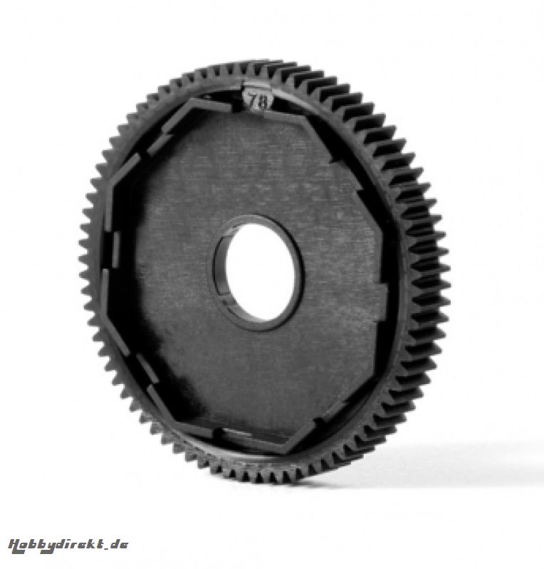 Verbundwerkstoff 3-Pad Slipper Clutch Stirnrad 78T 48p XRAY 365878