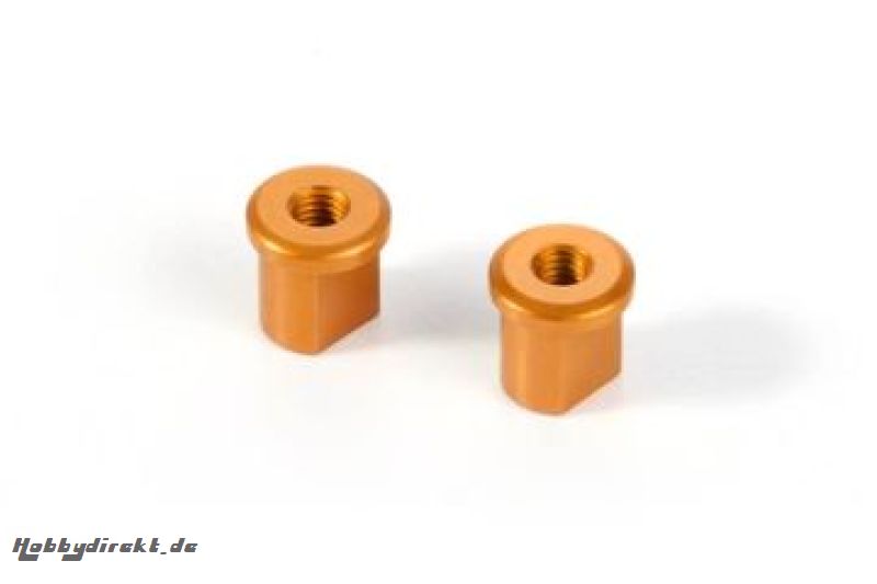 Buchse Alu Exzenter 0,0mm Orange (2) XRAY 372316-O