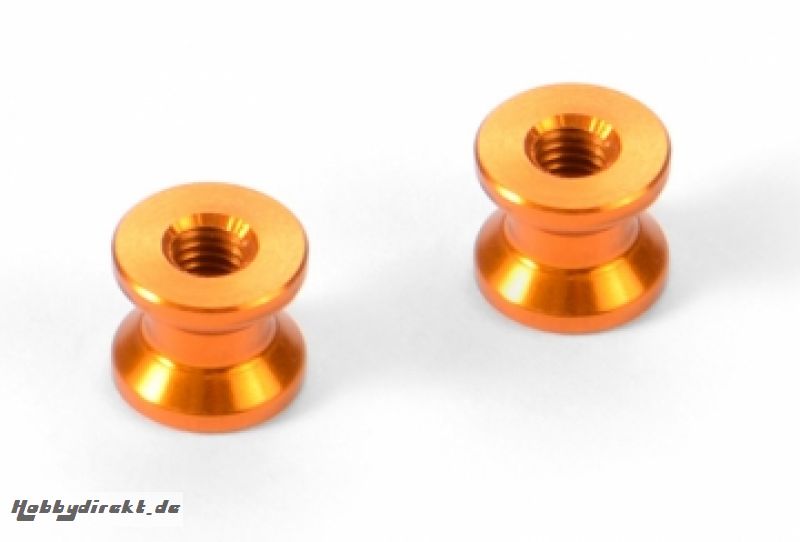 Alu-Halterung 6mm Orange (2) XRAY 376366-O