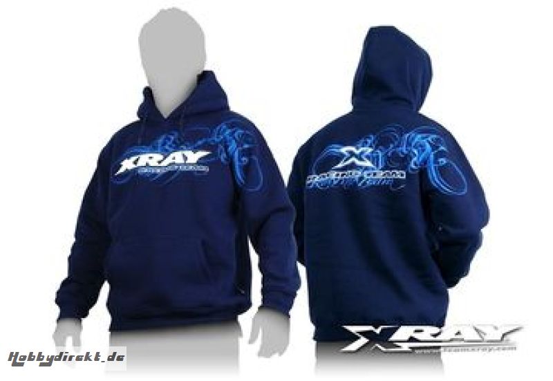 Kapuzenpulli L Blau XRAY 47395500L