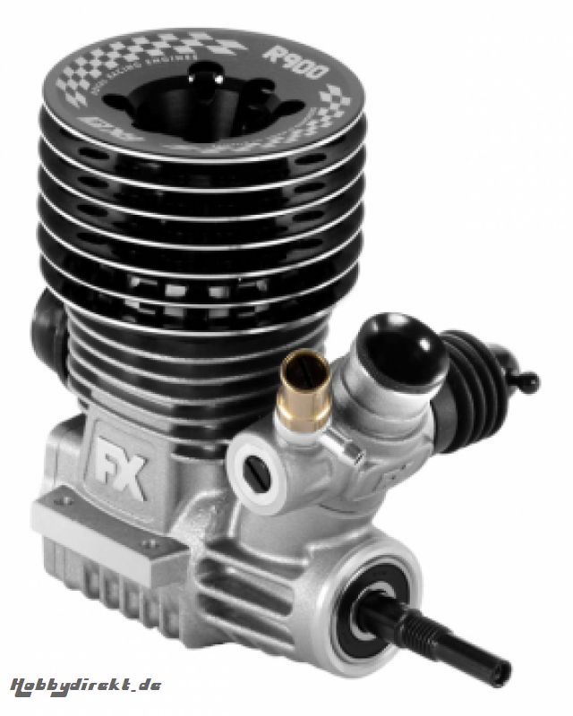 FX R900 On-Road Motor Combo: Schalldämpfer 2168 Kurzer Krümmer FX 660000