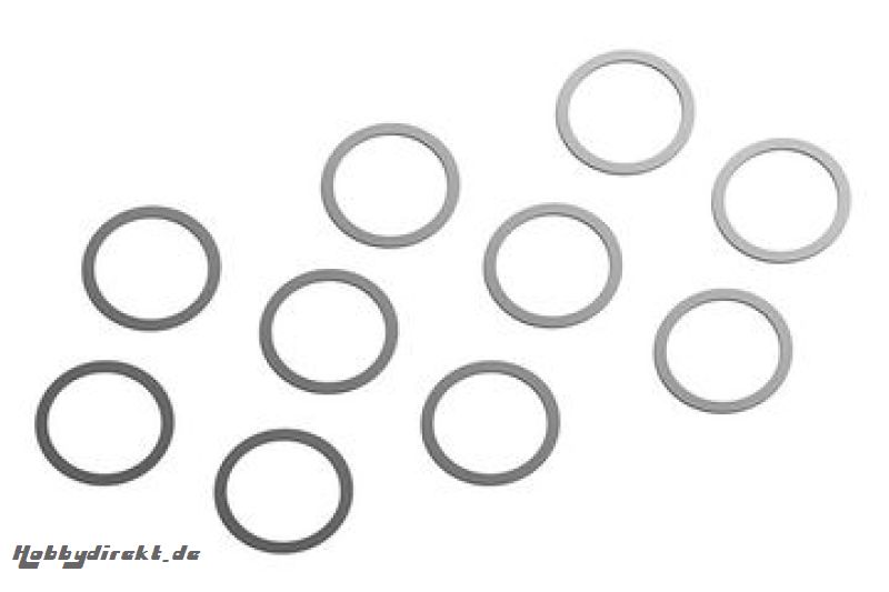 Unterlegscheibe Stahl 10 x 12 x 0,1 mm (10) XRAY 962100