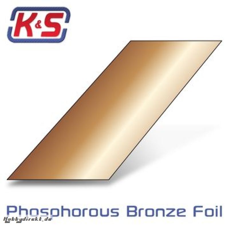 Bronzefolie 175x125x0,2mm (3)* K&S 15053