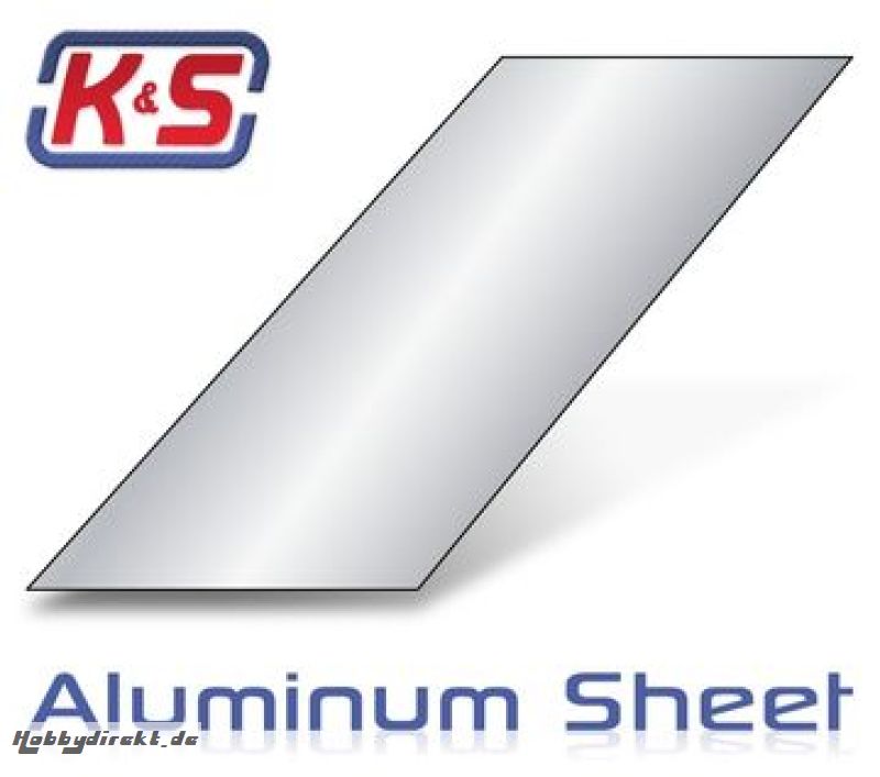 Aluminiumblech 0,8x150x305mm (.032) (1) K&S 16256