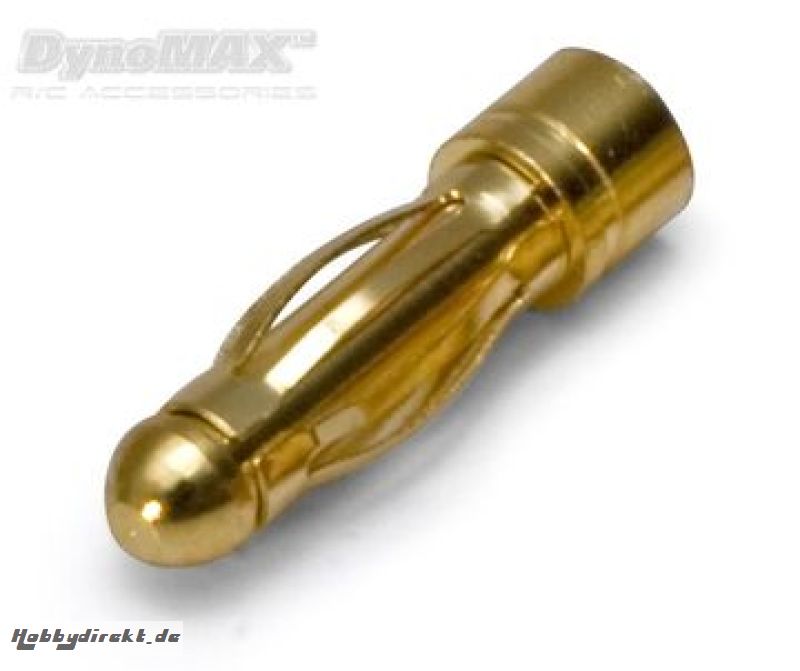 Stecker Bullet Male 3mm 10Stk DYNOMAX B9557