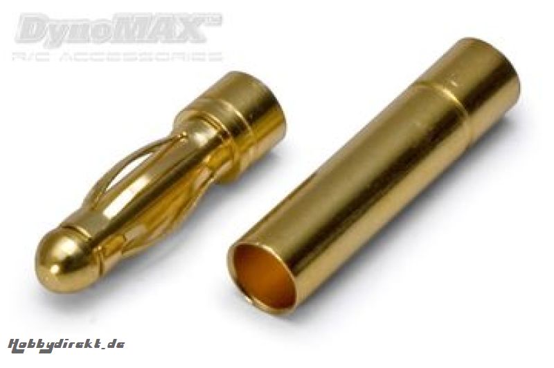 Stecker Bullet Männlich Weiblich 3mm 10 DYNOMAX B9557B