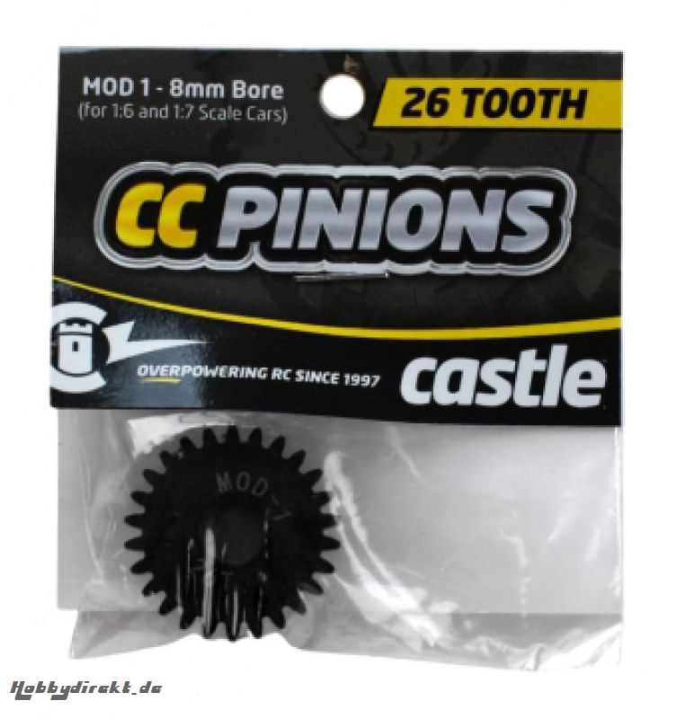 CC Ritzel 26T Mod 1 - 8mm CASTLE CREATIONS 010-0065-29