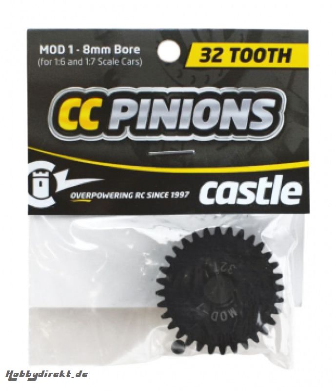 CC Ritzel 32T Mod 1 - 8mm CASTLE CREATIONS 010-0065-32