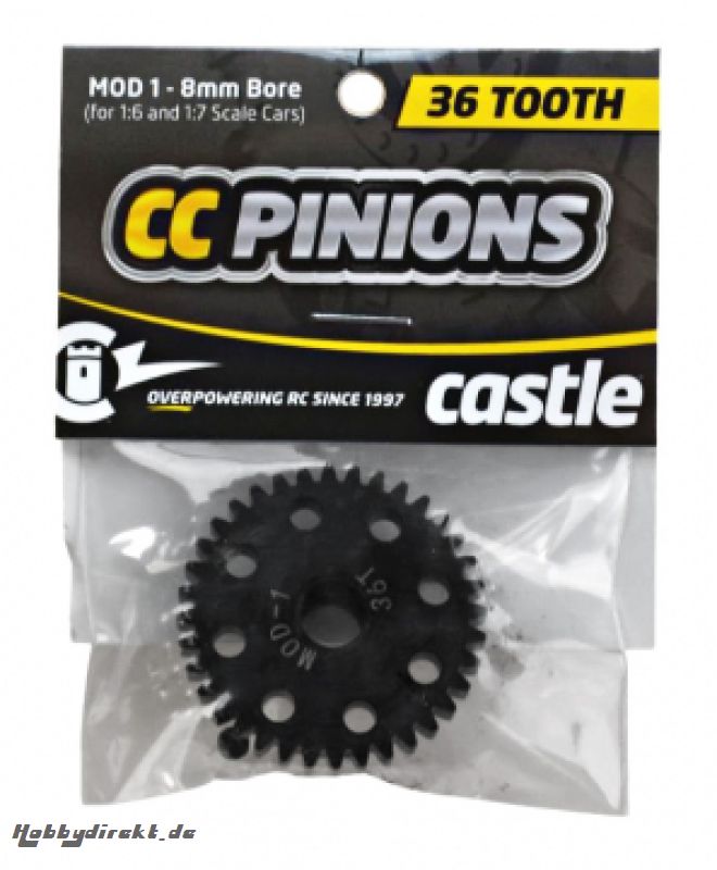 CC Ritzel 36T Mod 1 - 8mm CASTLE CREATIONS 010-.0065-34