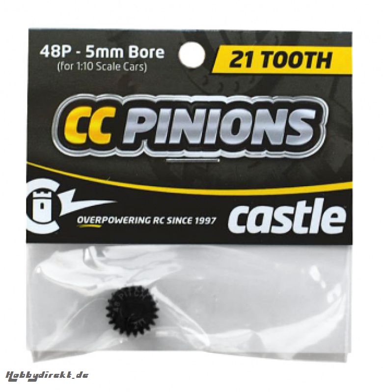 CC Ritzel 21T 48P - 5mm CASTLE CREATIONS 010-0065-40